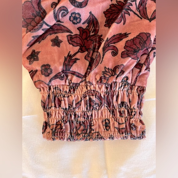 Free People Pink Patterned Pants - Picture 3 of 6